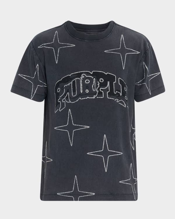 Tシャツ・カットソー purple 'Liquid Wordmark' T-shirt PURPLE Men's Liquid Wordmark Jersey T-Shirt | Neiman Marcus
