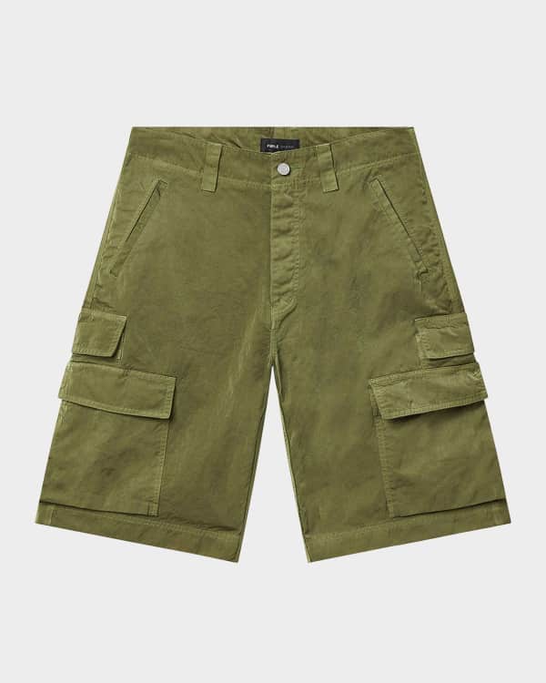 Dries Van Noten Men's Pez Belted Cargo Shorts | Neiman Marcus