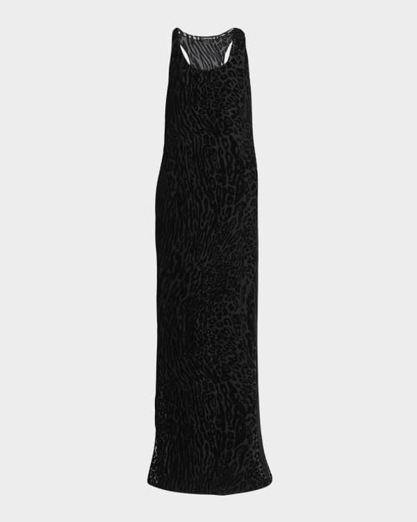 Rhiannon Plunge Halter Maxi Dress