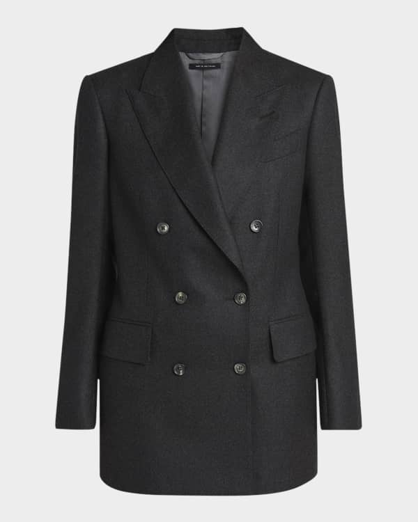 TOM FORD Metallic Croc-Jacquard Single-Breasted Blazer