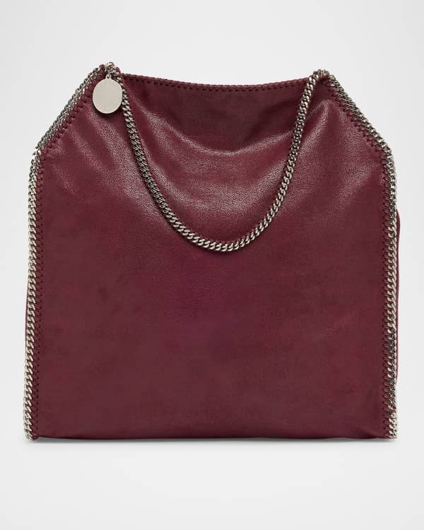 トートバッグ STELLA MCCARTNEY TOTE BAG MICRO FALABELLA PLUM COLOUR Stella McCartney Stella Mccartney Women's Tote Bag Micro