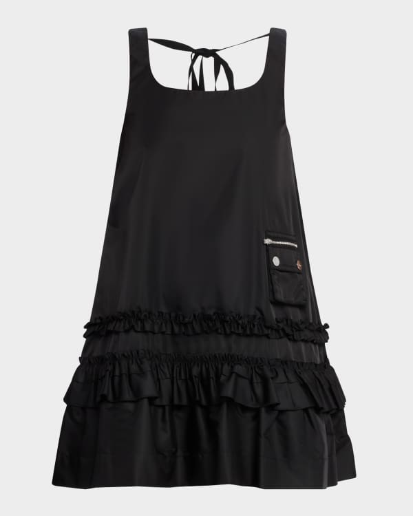 Ganni Floral Pleated Georgette Midi Dress | Neiman Marcus