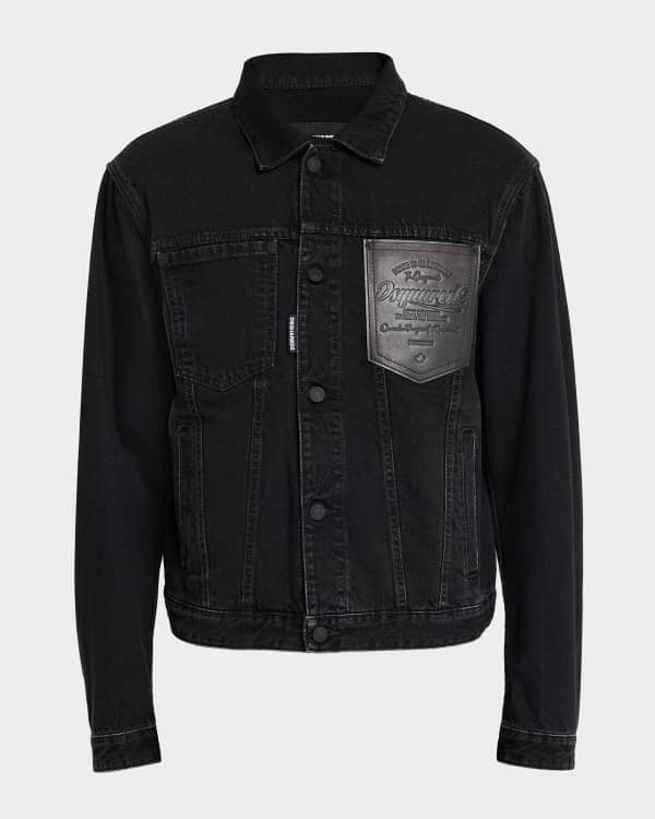 Versace Jeans Couture Men's Logo Couture Denim Jacket
