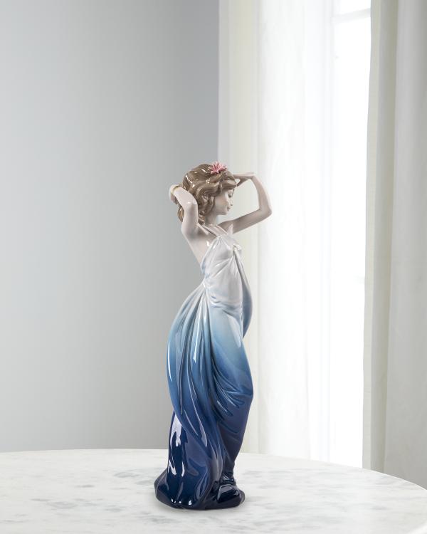Lladro The Guest by Jade Purple Brown Little Sculpture | Neiman Marcus