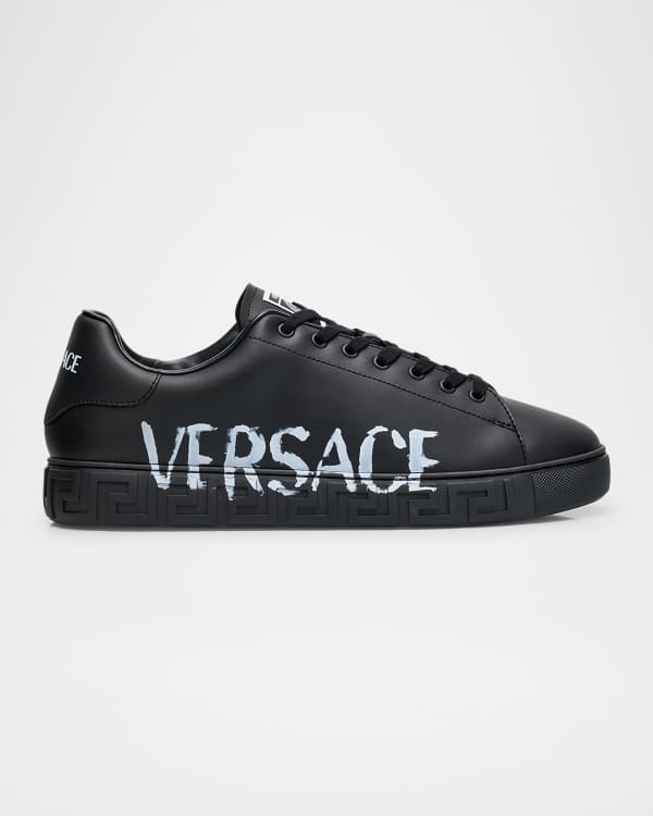 Versace Men's Trigreca Barocco-Print Trainer Low-Top