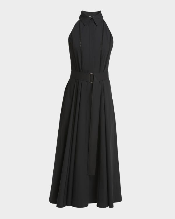 Zimmermann Crush High-Neck Frilled Mini Dress | Neiman Marcus