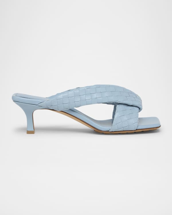 Bottega Veneta The Slider Puffy Pool Sandals | Neiman Marcus