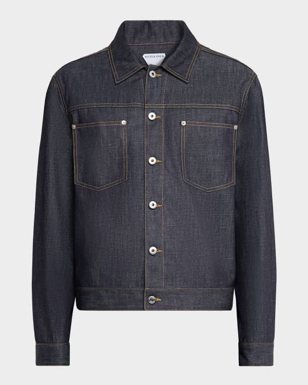 Burberry Men's EKD Denim Jacket | Neiman Marcus