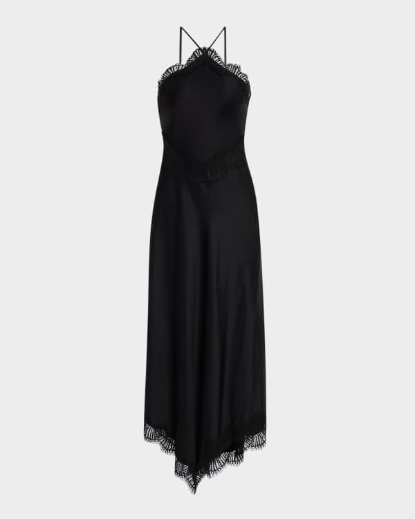 knee length dresses for ladies Milly Faux Leather Mini Dress - Black