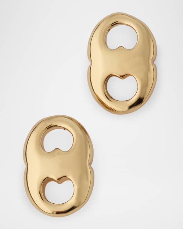 TORY BURCH｜JEWERLY (KIRA ENAMEL CIRCLE-STUD EARRING (90 Kira Enamel Circle-Stud Earring: Women's Designer Earrings