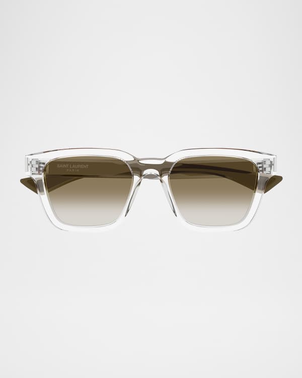 Saint Laurent Men's SL 620 Acetate Round Sunglasses | Neiman Marcus