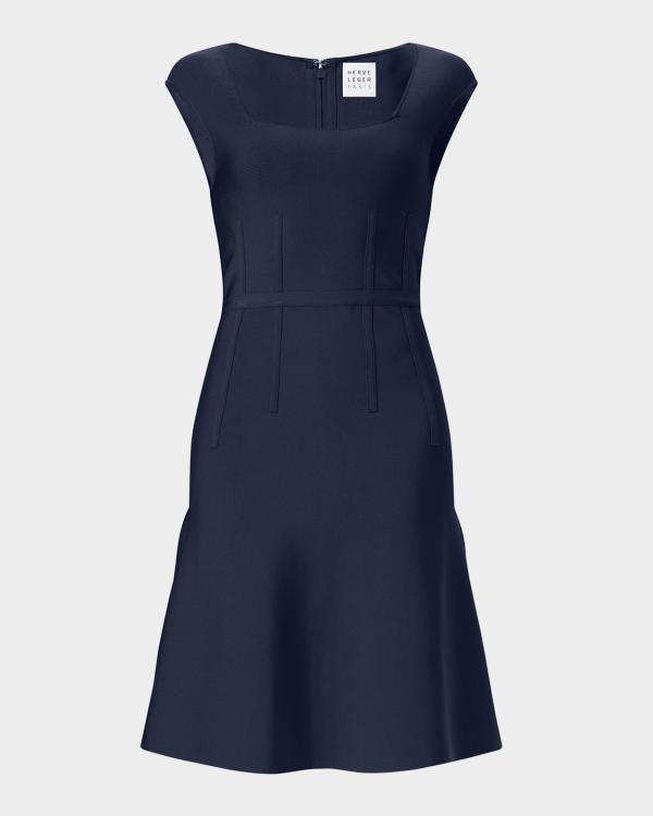 herve leger blue fringe dress Hervé Léger Cutout Long truefit:root:motley-mini-dress-blue-stripe Size:dress size pants46 Love concert black? 🖤 The alluring