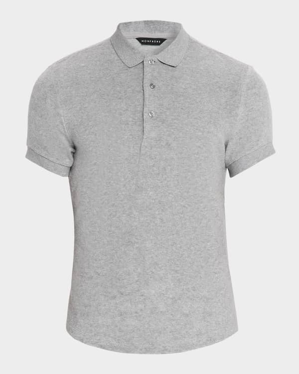 Bally Men's Cotton Pique Polo Shirt with B Logo | Neiman Marcus