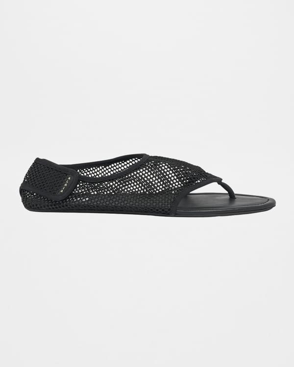 Brunello Cucinelli Monili Leather Thong Sandals | Neiman Marcus