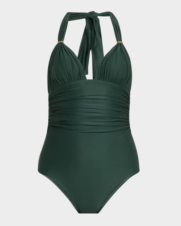 【送料&関税込】Tory Burch Blue One-shoulder Swimsuit Tory Burch one-shoulder Swimsuit | Blue | FARFETCH