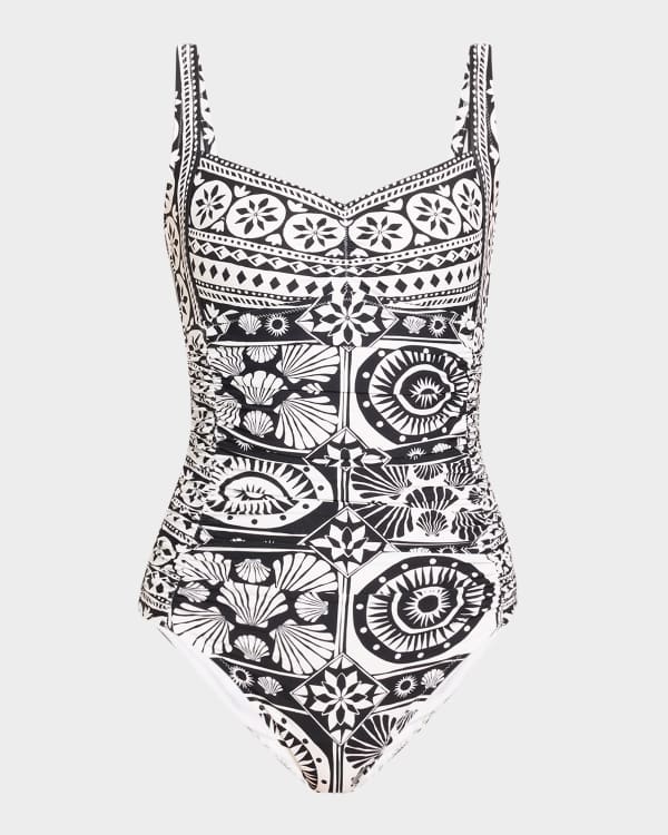 【I AM MARI】Ete Flower Shirring One Piece I AM MARI】Ete Flower Shirring One Piece (I AM MARI