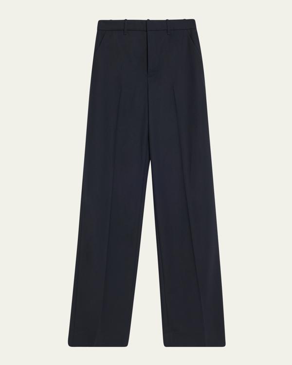パンツ Helmut lang black slacks straight Helmut Lang Minimalist Satin Pants | Neiman Marcus