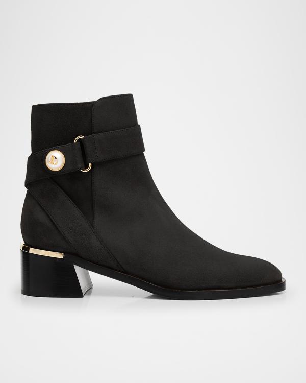 Burberry leather Allostock Chelsea Boots 43 10 $920 Burberry Allostock Black Leather Check Chelsea Boots $950 EU  main image 3