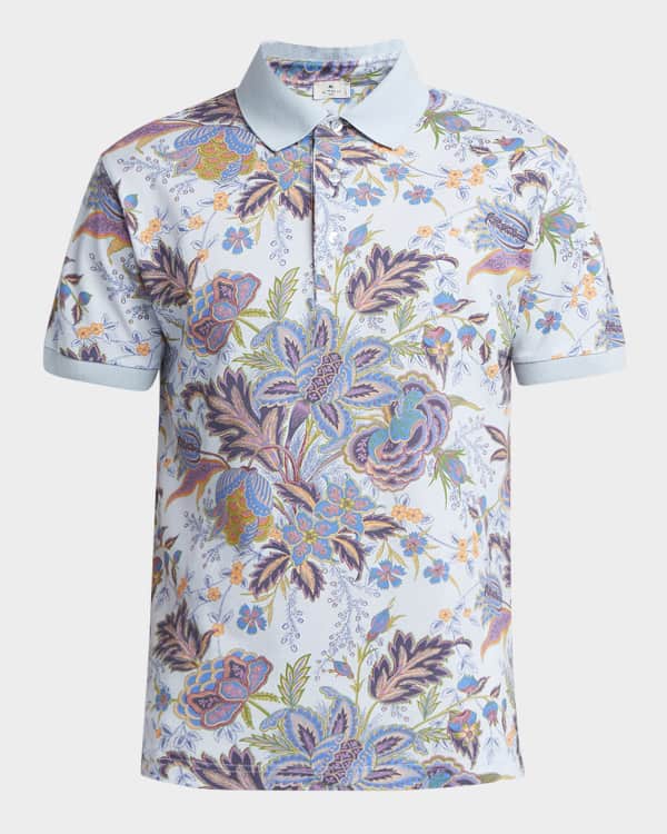 Tシャツ・カットソー ETRO FW24 'Paisley' polo shirt (MRKN0001AK464 X0810) Etro 'paisley' Polo Shirt | italist