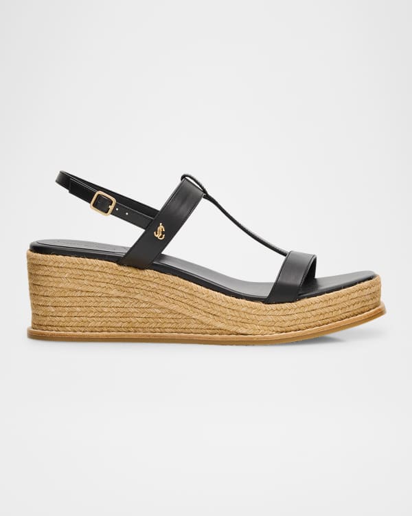 Raffia Single-Band Platform Slides