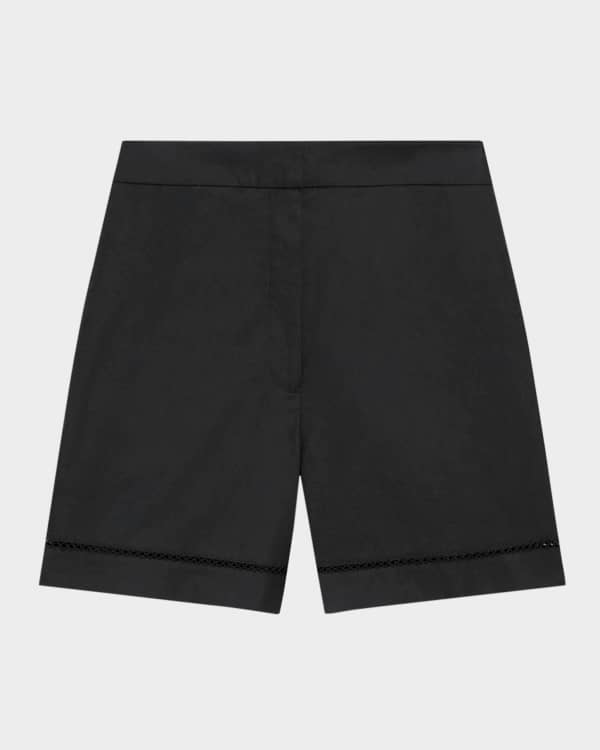 AGOLDE Dee Side-Slit Distressed Jean Shorts | Neiman Marcus