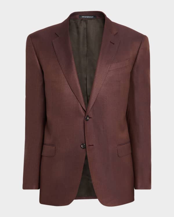 【GIORGIO ARMANI】オットマンジャケット　新品タグ付き Giorgio Armani Men's Seersucker Suit Separate Jacket | Neiman Marcus