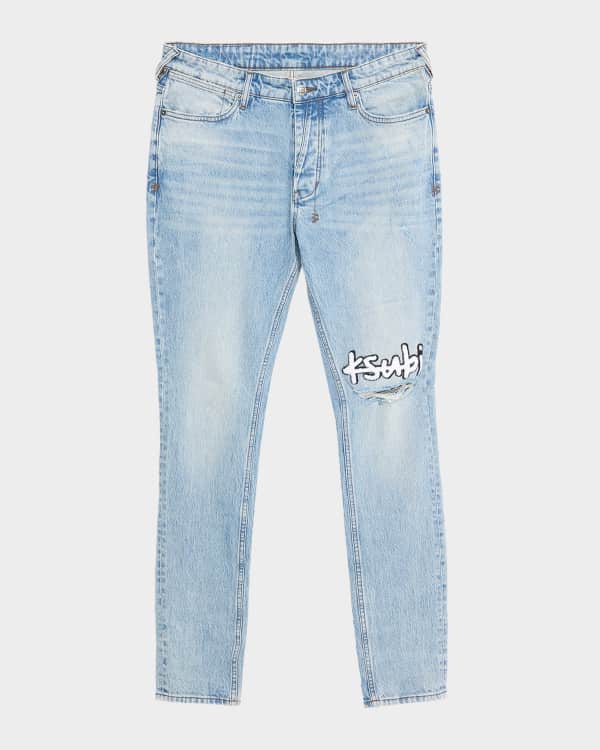 Men's Van Winkle Laid Black Sting Skinny Jeans