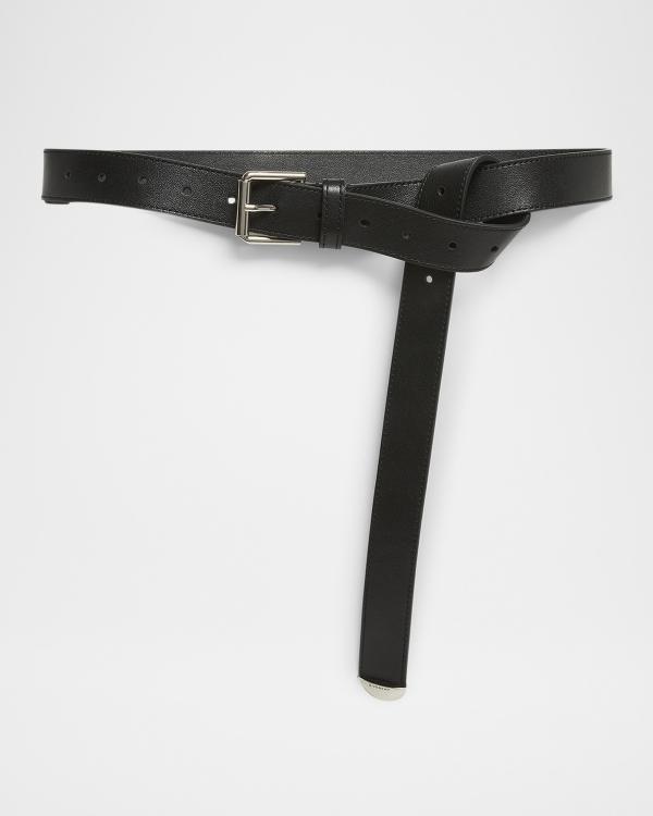 Isabel Marant Zalli Studded Leather Belt | Neiman Marcus display picture 1