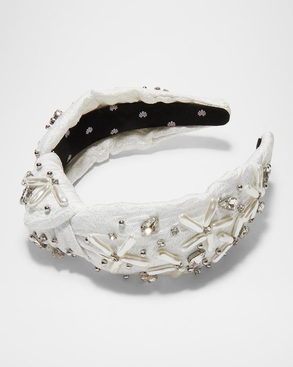 Lele Sadoughi Nautilus Embellished Knotted Headband NWT Lele Sadoughi Nautilus Embellished Knotted Headband | Neiman  main image 2