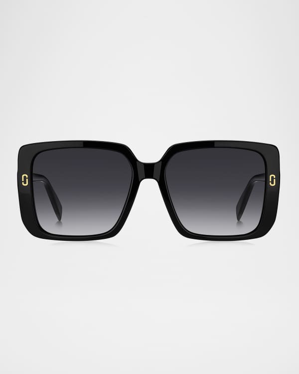 Marc Jacobs ヘキサコナルフレムサンクラス MJ1005S 0019O Marc Jacobs Grey Gradient Butterfly Ladies Sunglasses MJ