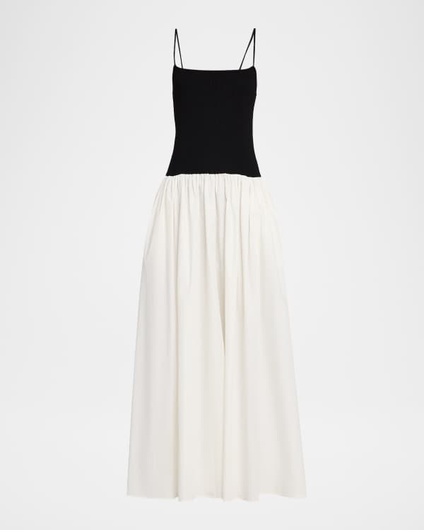 Proenza Schouler White Label Kailey Stretch Poplin Maxi Dress | Neiman  Marcus
