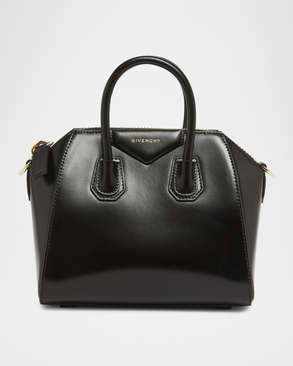 Antigona Mini Top-Handle Bag in Shiny Tumbled Leather