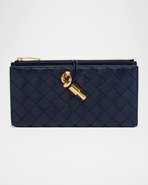 超美品　BOTTEGA VENETA Card Case On Chain Bottega Veneta Intrecciato Card Case on Chain | Neiman Marcus