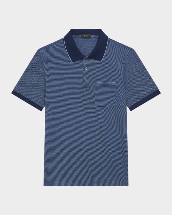 Theory Men's Anemone Kayser Jersey Polo Shirt | Neiman Marcus