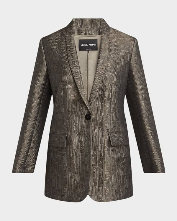 【関税&送料込】Giorgio Armani Silk Blend Lined Blazer Giorgio Armani Silk Blend Lined Blazer (GIORGIO ARMANI