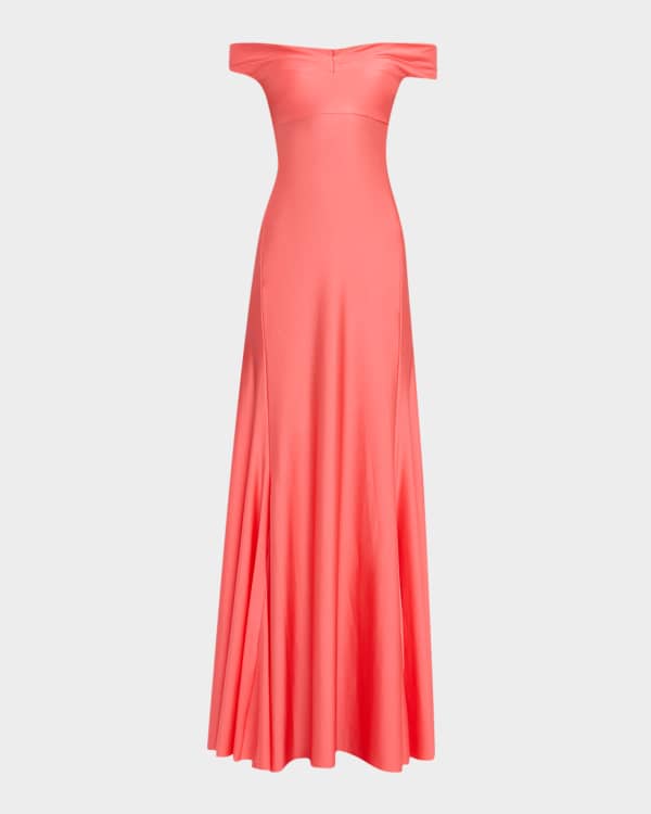 A.L.C. Nessa Pleated One-Shoulder Maxi Dress | Neiman Marcus