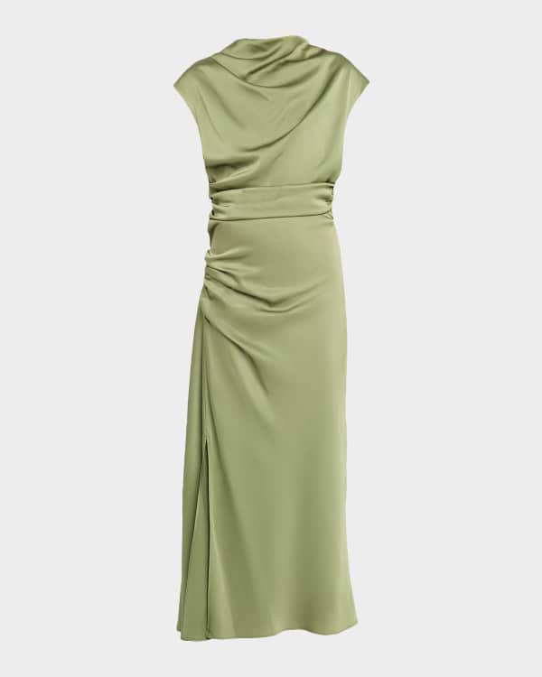 REBECCA VALLANCE Yvonne Strapless Flower-Embellished Midi