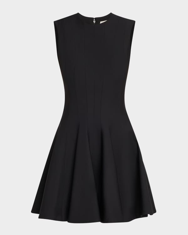 SIMKHAI Larina Scoop-Neck Sleeveless Fit & Flare Mini Dress