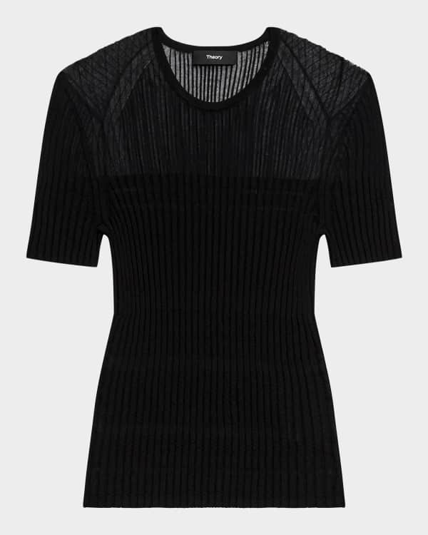 ★DRAW FIT★ Crack Circle Crest Supima Short Sleeve T-Shirt Authentic SUPIMA® T-Shirt | Banana Republic