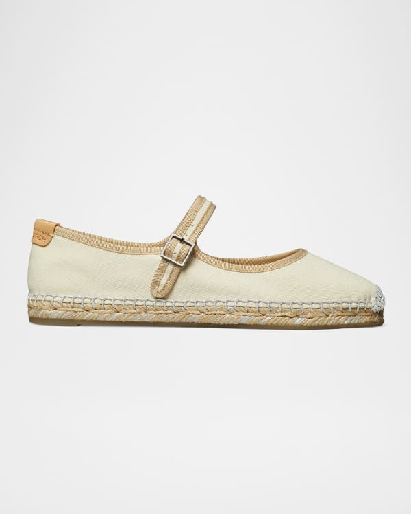 Tory Burch Eleanor Snake-Print Loafer Espadrilles | Neiman