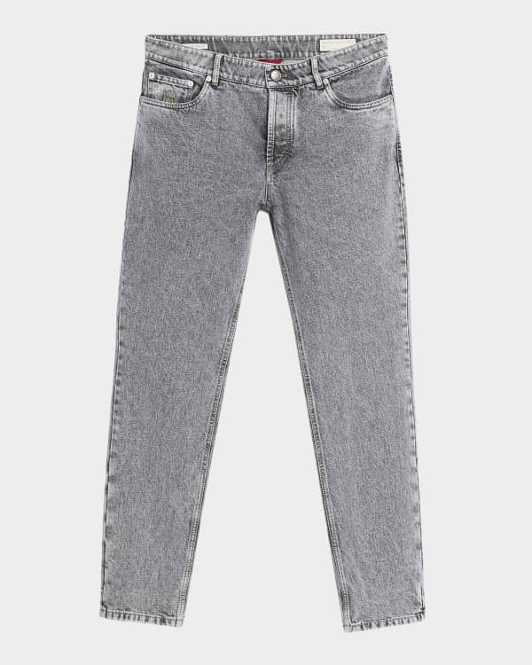 デニム・ジーパン 25ss Valentino Garavani Washed Jeans With Jac 6B3DD18U94U558 Valentino Garavani Denim Pants With Embossed Vlogo Signature