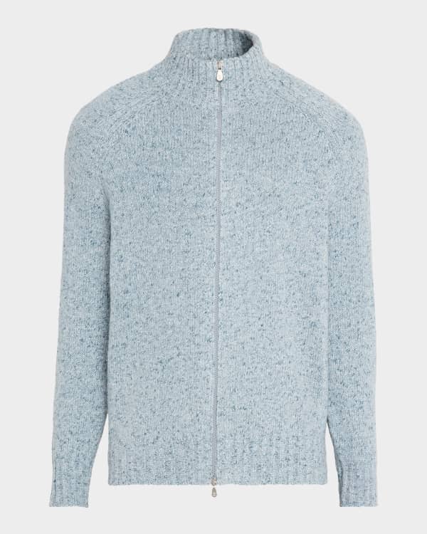 【関税込み】BRUNELLO CUCINELLI Double-breasted cardigan Brunello Cucinelli Men's Double-Breasted Ribbed Cardigan