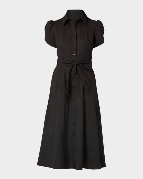 Rag & Bone Robin Pleated Maxi Shirtdress | Neiman Marcus