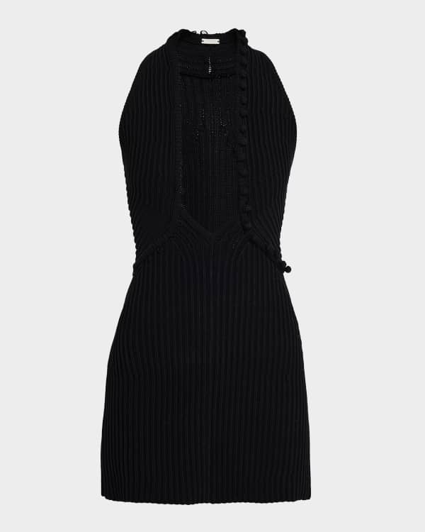 Trina Gathered Mesh Midi Dress