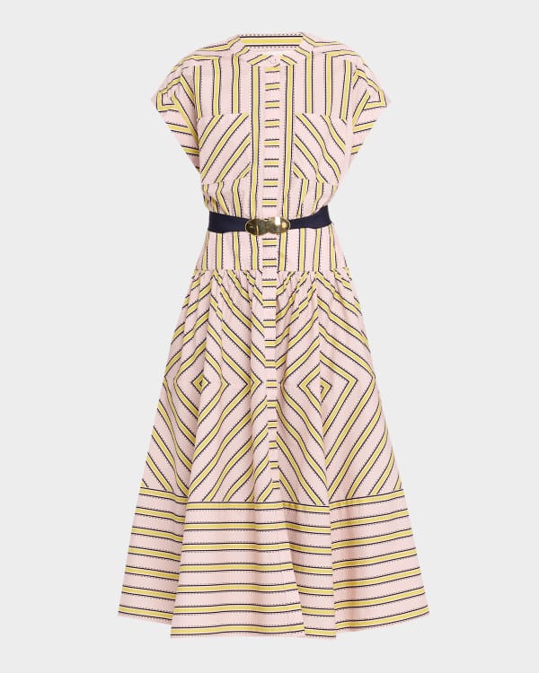 CLAUD SHIRTDRESS MULTI STRIPE