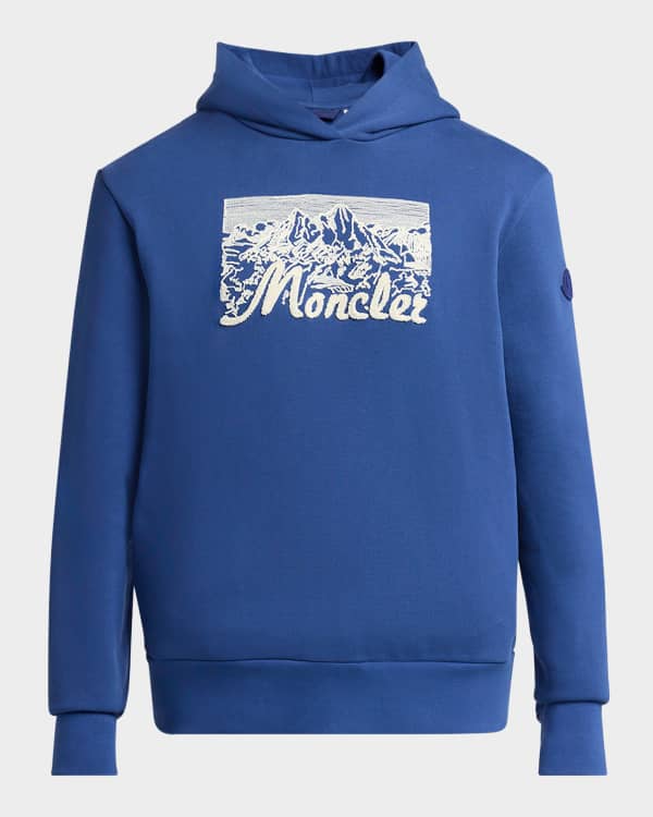 【MONCLER】メンズ FELPA CON CAPPUCCIO E LOGO RILIEVOパーカー Logo Hoodie with M Design - Moncler - Men | WE IN STYLE