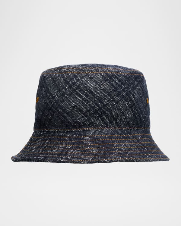 Burberry Men's EKD Check Bucket Hat | Neiman Marcus