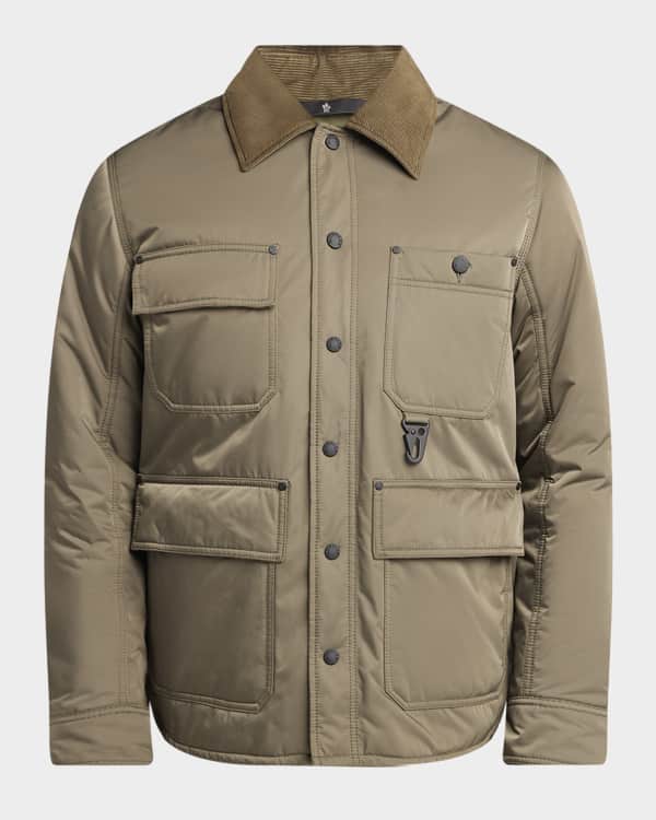 Moncler Grenoble Men's Shipton Hooded Shell Jacket | Neiman Marcus
