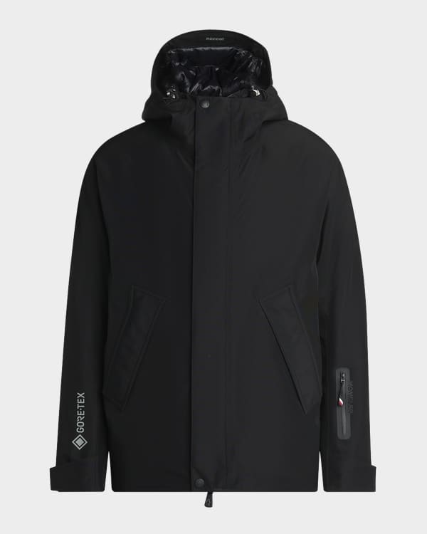 Moncler Grenoble Men's Montmiral Colorblock Jacket | Neiman Marcus