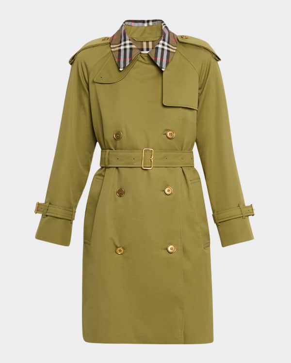 【Burberry】trench coat トレンチコート　カーキ Women's Trench Coats | Burberry®️ Official